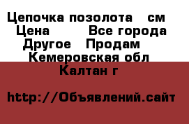 Цепочка позолота 50см › Цена ­ 50 - Все города Другое » Продам   . Кемеровская обл.,Калтан г.